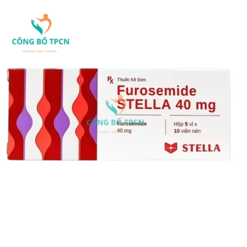 Urostad 40 - Thuốc điều trị tăng huyết áp, phù phổi cấp hiệu quả